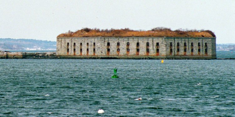 Fort Gorges, built during the