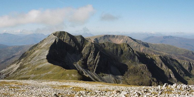 Stob Ban from the summit of