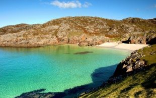 Achmelvich beach,  Atlantic Ocean,  west Scotland