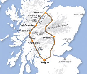 Day Tour to Loch Ness, Glencoe and the Scottish Highlands