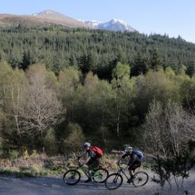 Near Fort William with Ben Nevis behind