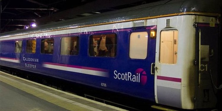 Sleeper train to Fort William Scotland