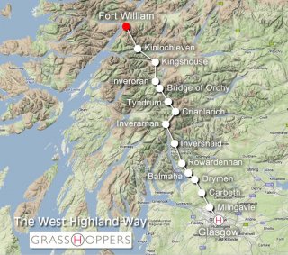 Stages on West Highland Way
