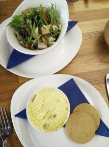 beginners at the Crannog Seafood Restaurant, Fort William